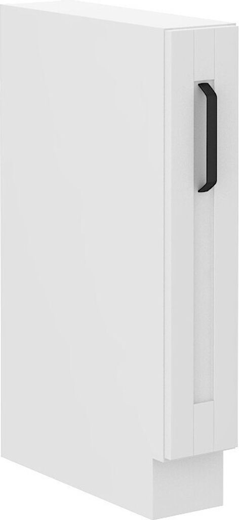 Ausziehschrank LAILI – Breite 15 cm, weiß Produktbild 