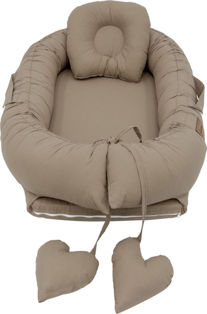 Mordesign, Babynest, Mit Kissen, Cappuccino Produktbild 2