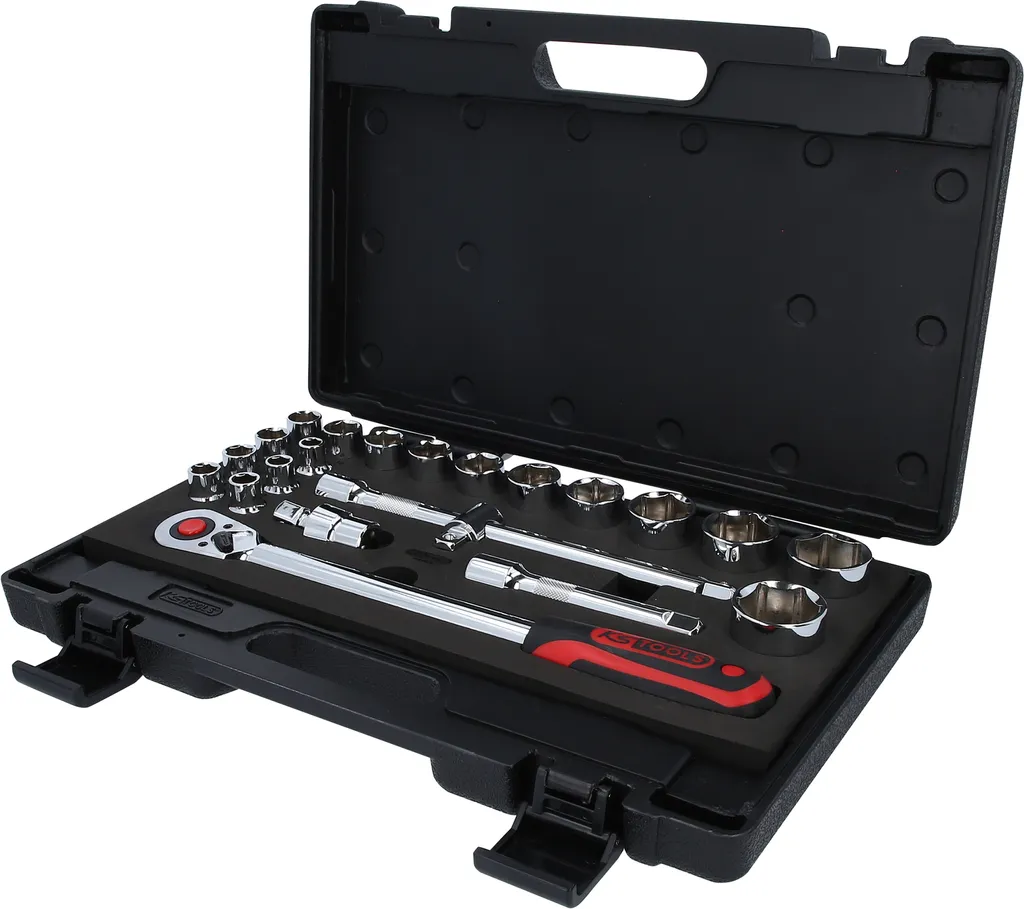 Coffret de douilles 1/2" CHROMEplus KS TOOLS 918.0625 - Set complet