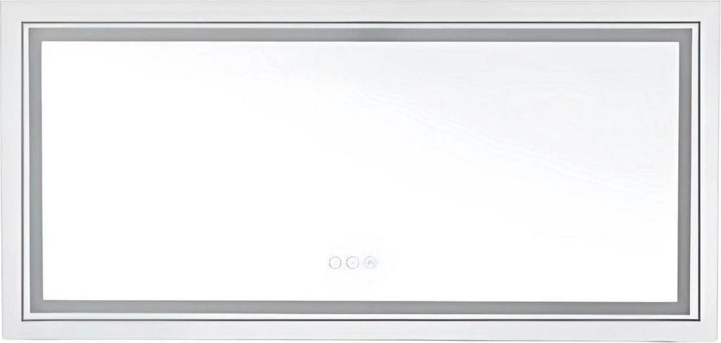 Chateau LED-Badspiegel 140x70cm – Touch-Sensor – Anti-Beschlag – 3 Lichtfarben – Wandmontage – Rechteckig – Modern