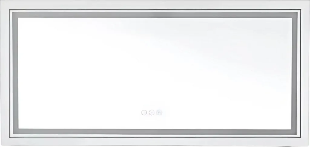 Miroir LED Rectangulaire 120x60 cm - Éclairage Variable et Anti-buée