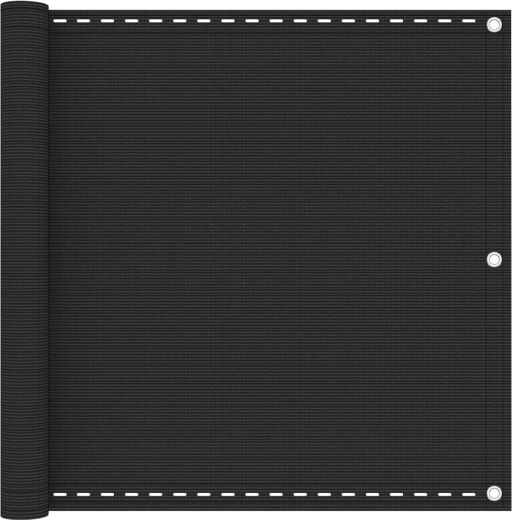 Balkon-Sichtschutz Anthrazit 90x300 cm HDPE