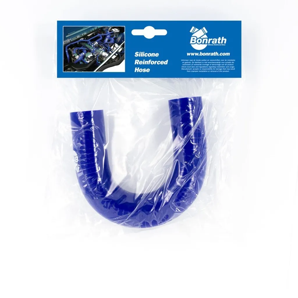 Tuyau Coude 180° Bonrath BH E18022 en Silicone 22mm de Longueur 50mm