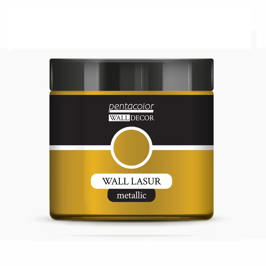 Glacis Mural Or Métallisé 500ml pour Relooking de Meubles et Murs Design