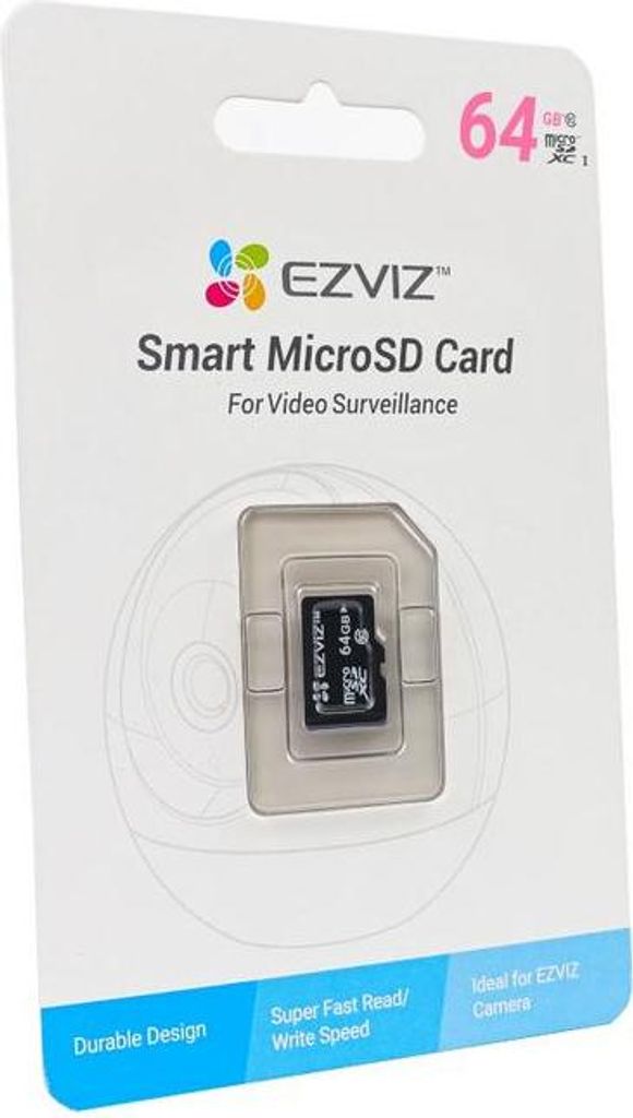 EZVIZ MicroSD 64 Gb, 32 GB, MicroSDXC, Klasa 10, UHS-I, 90 Zdjęcie produktu 