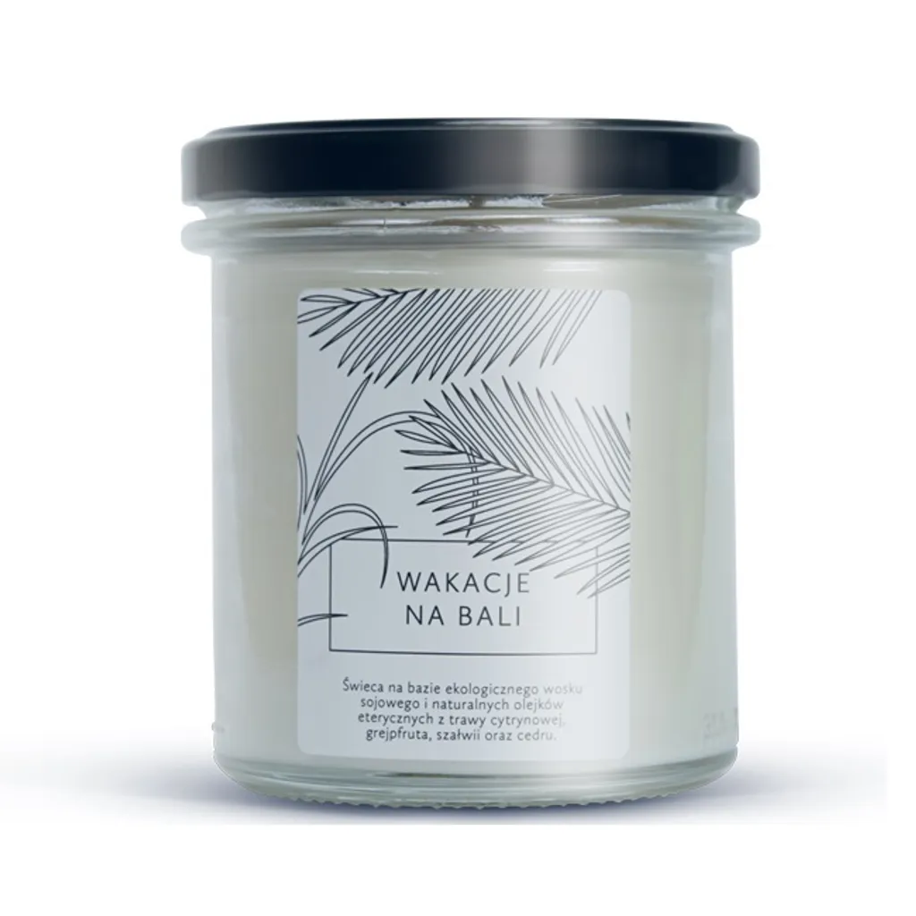 Bougie de soja Hagi Holiday in Bali 230g - Cire naturelle parfumée