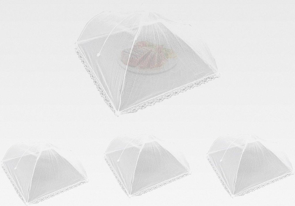 Netz-Abdeckhaube, faltbare Fliegennetzabdeckungen, wiederverwendbare Pop-Up-Lebensmittelabdeckungen, Zelt-Regenschirm für Küche, Grillen, Picknic...