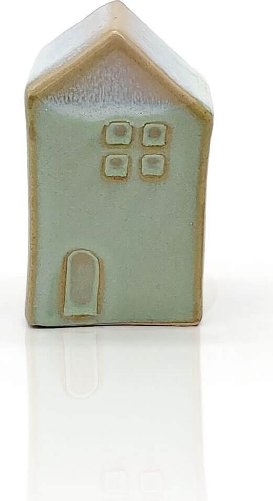 Haus klein, 9x5cm, türkis