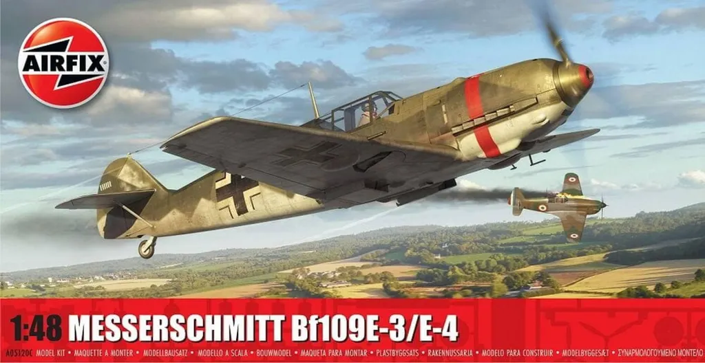 Maquette Bf109E-3/E-4 Airfix A05120C 1:48 - Montage facile et précis