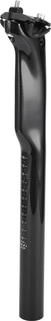 1 Stk. Universal Fahrradsattelstš¹tzen 31,6x350mm Fahrradsattelstš¹tze Carbonfaser-Muster Glanzschwarz Carbonfaser