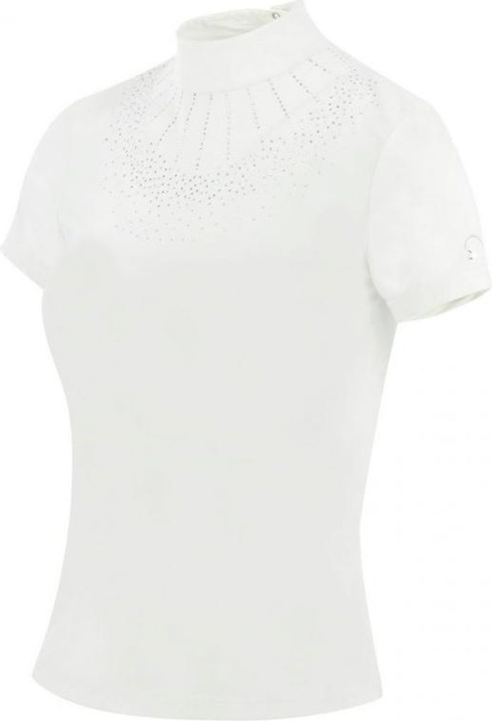 Ekkia Equitheme Kinder Turniershirt Poloshirt London white, Kindergrößen:164 (14 Jahre)