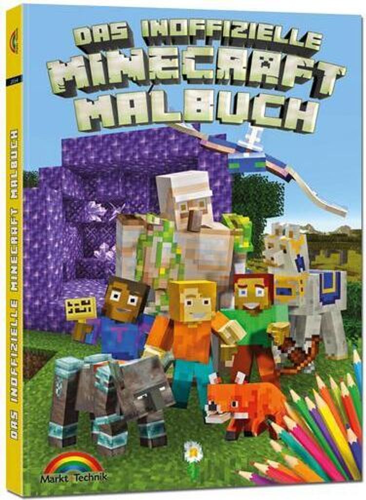 Das inoffizielle Minecraft Malbuch für Kinder und Jugendliche - zum Ausmalen der Minecraft Welt