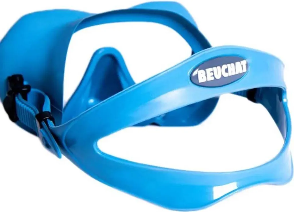 Masque de plongée Beuchat Maxlux S bleu grand champ de vision compact - 2