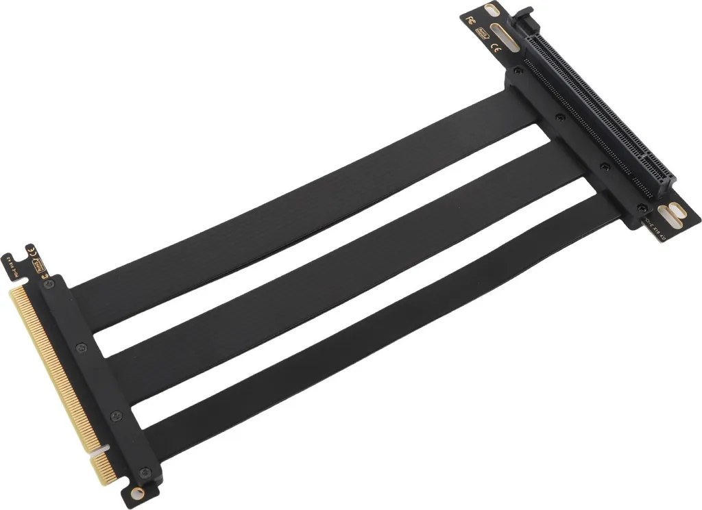 Câble Riser PCI-E 4.0 x16 Anti-Interférence GPU Adaptateur 90° Noir - 4