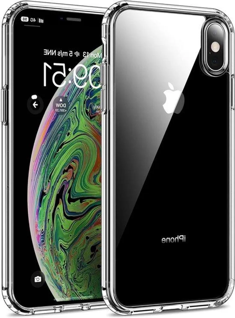 Housse iPhone XS Max transparente en verre pour une protection quotidienne