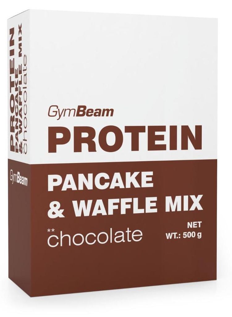 GymBeam - Protein Pancake & Waffel Mix, 500 g, Schokolade