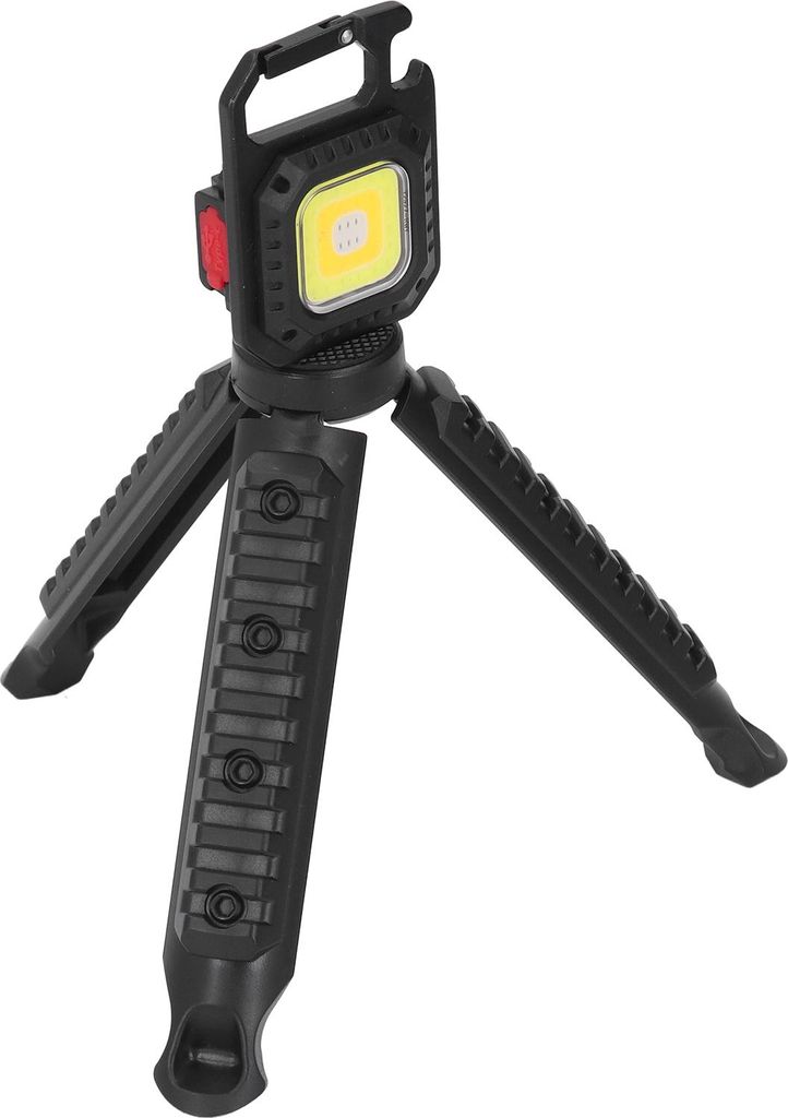 COB Kleine Taschenlampen Wiederaufladbare tragbare Mini-Taschenlampen mit faltbarem Dreieck Halterung für Angeln Camping