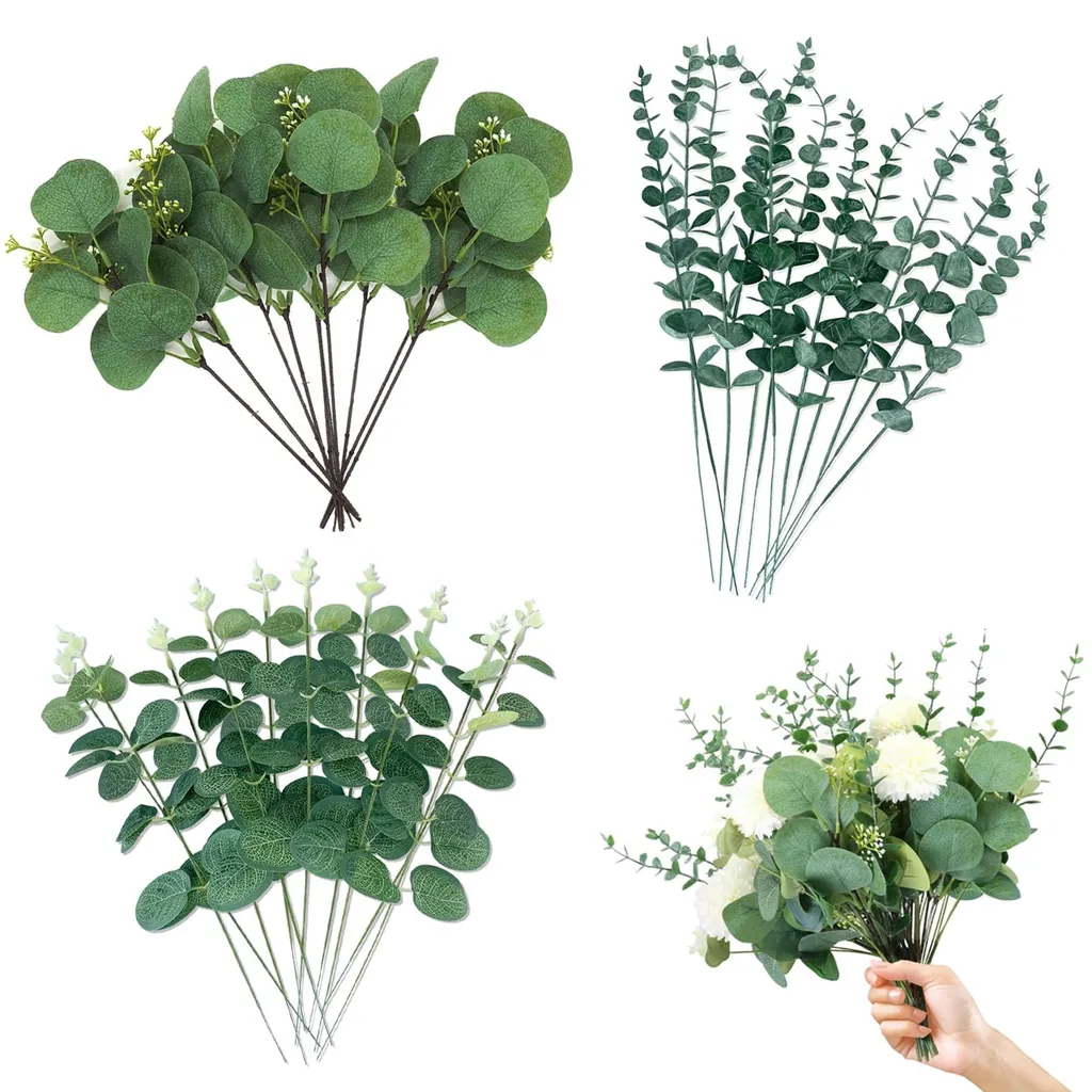 Eucalyptus Artificiel Durable : 30 Tiges sans Entretien pour votre Déco