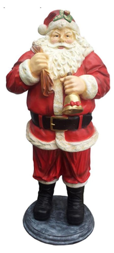 Weihnachtsmann Figur Statue Deko Figuren Dekoration Nikolaus Skulptur 185 cm Neu