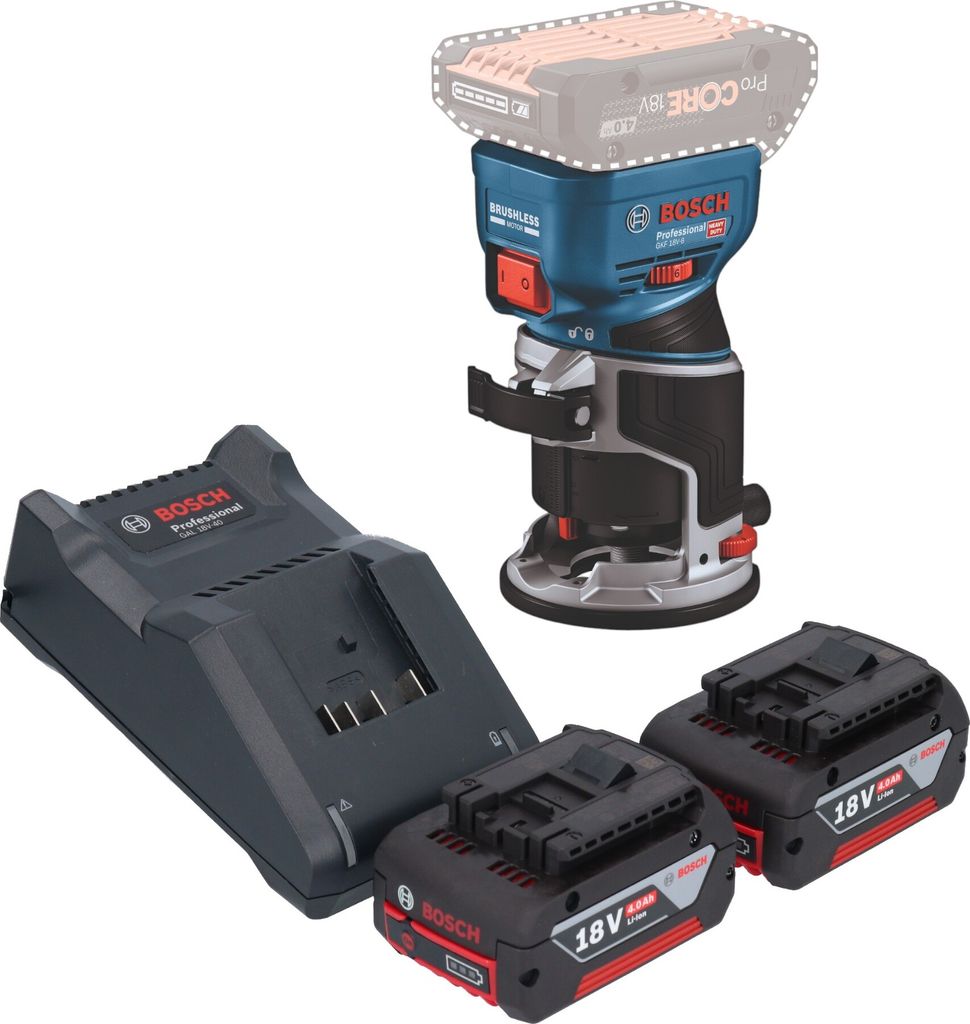 Bosch GKF 18V-8 Professional Affleureuse sans fil 18 V 8,0 Image du produit 