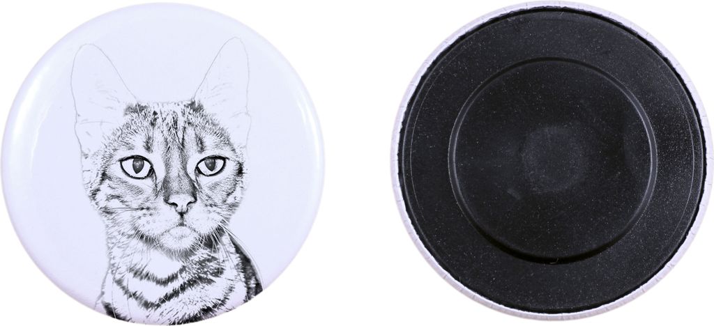 Toyger Katze - Sammlung von einzigartigen Magneten, eigenes Foto, Marke Art-Dog