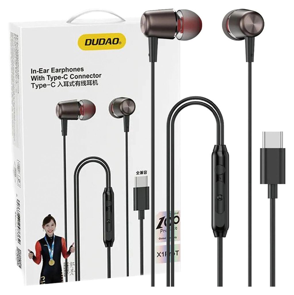 Dudao X1Prot In-Ear kabelgebundene Kopfhörer Usb-C 1.2 M - Produktbild 
