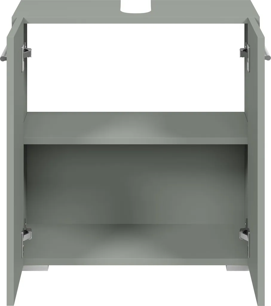 Rangement sous lavabo Jupiter 60 cm vert mat idéal petite salle bain