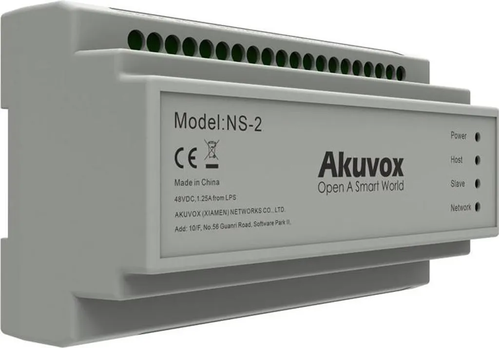 Akuvox NS-2 Switch IP 2 Fili | Soluzione Retrofit Professionale DIN