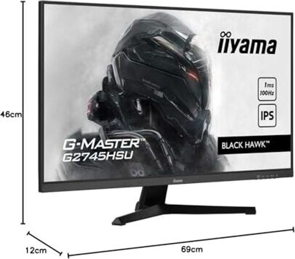 iiyama G-MASTER Black Hawk G2745HSU-B1 Zdjęcie produktu 12