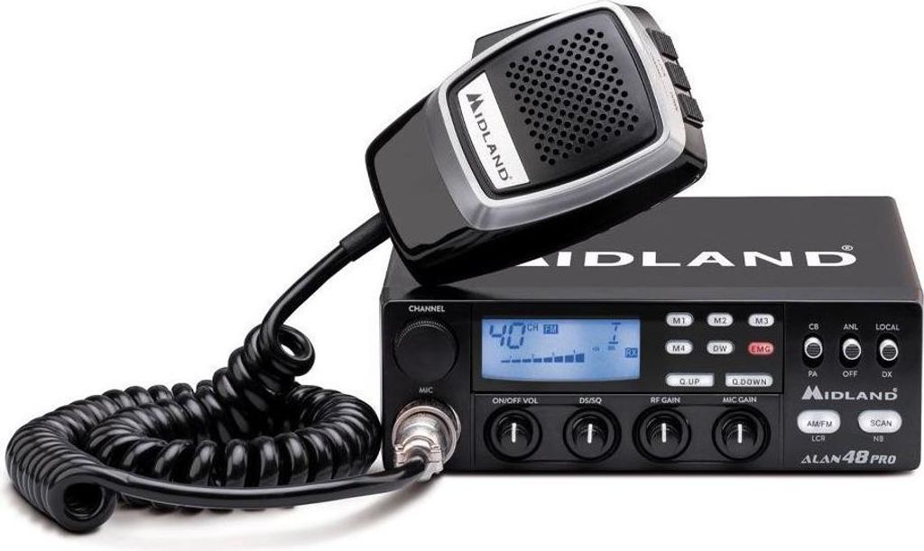 Midland ALAN 48 PRO, Radio CB Ricetrasmittente Veicolare Immagine del prodotto 