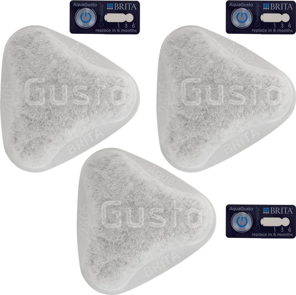 3 x Brita AquaGusto 100 universal Wassertank Filter 1018872