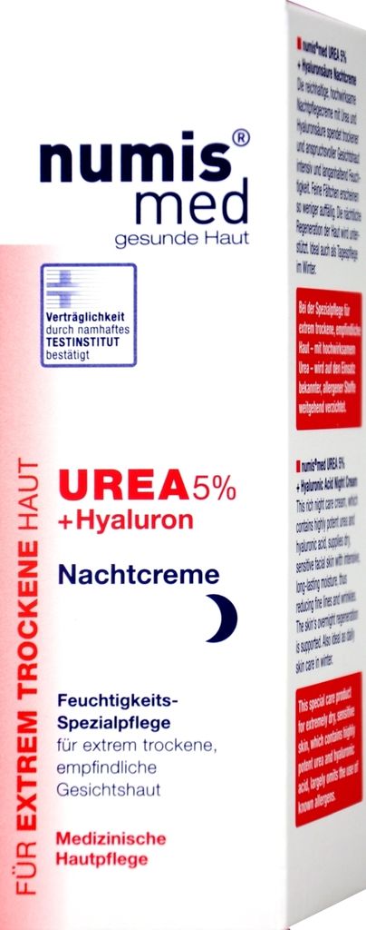 Numis Med Urea 5% Nachtcreme Hyaluron (50ml Packung) Produktbild 