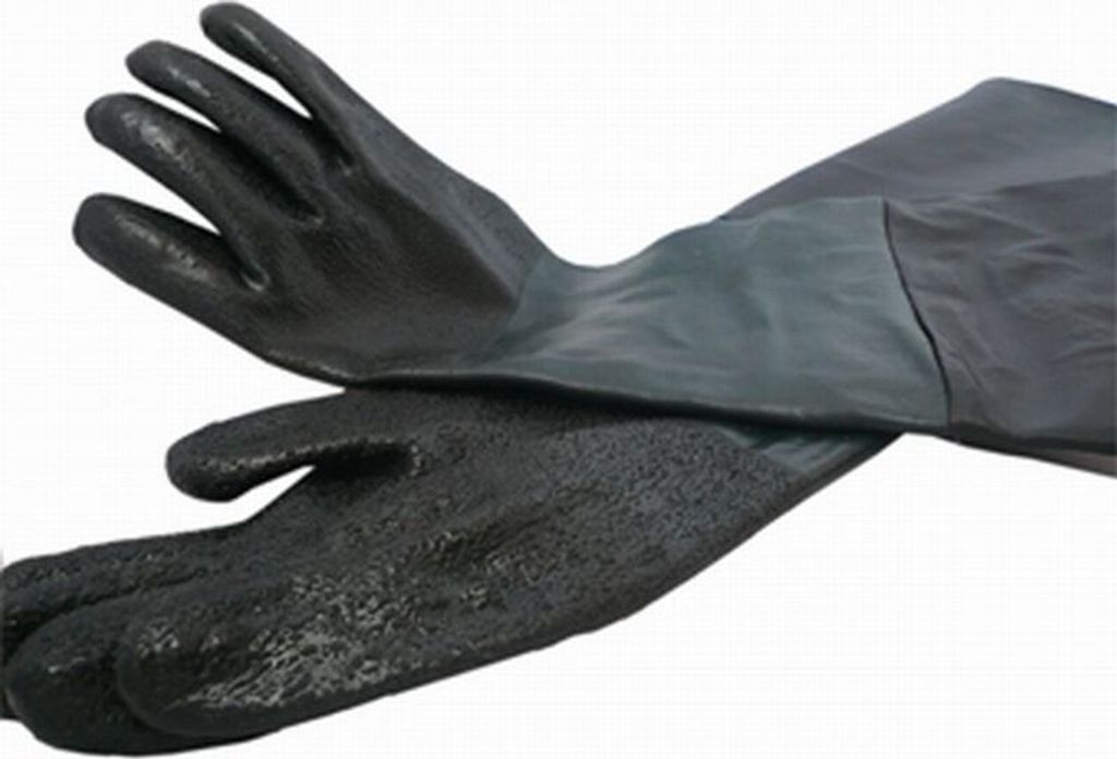 BGS Ersatz-Handschuhe 8841-2, für Druckluft-Sandstrahlkabine, für Art. 8841
