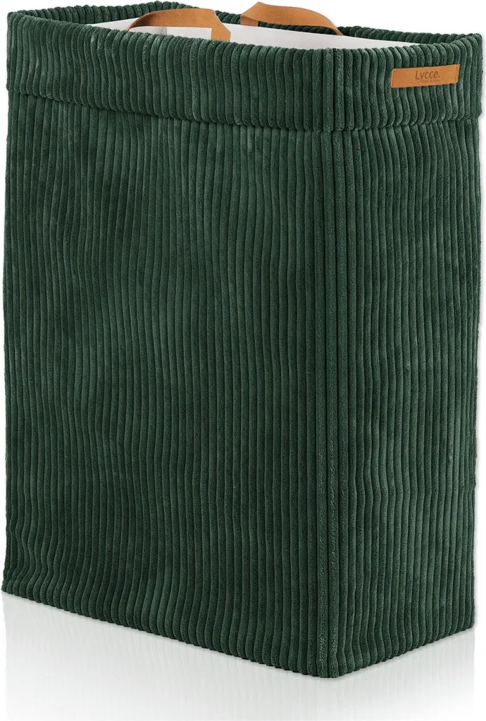 Fini le Désordre avec ce Panier à Linge en Niche Vert Pliable et Pratique
