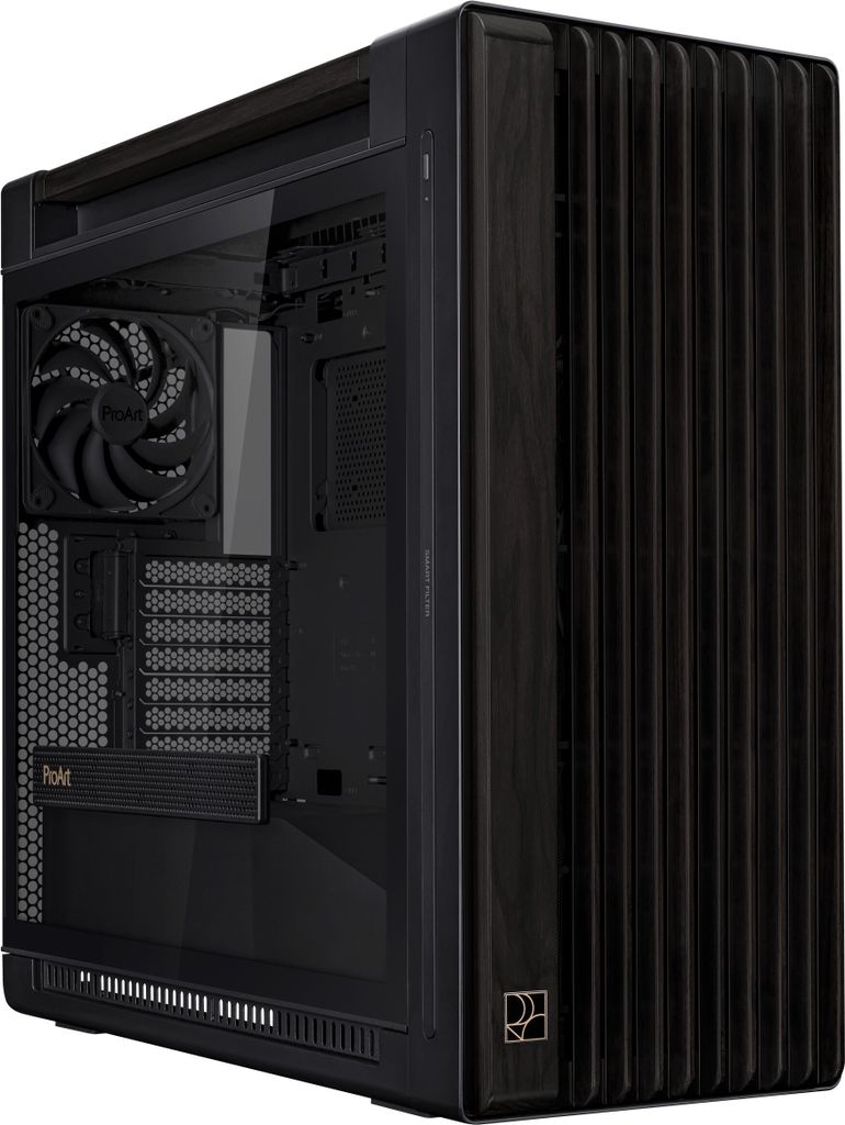 ASUS ProArt PA602 Wood Edition Midi Tower Czarny Zdjęcie produktu 1
