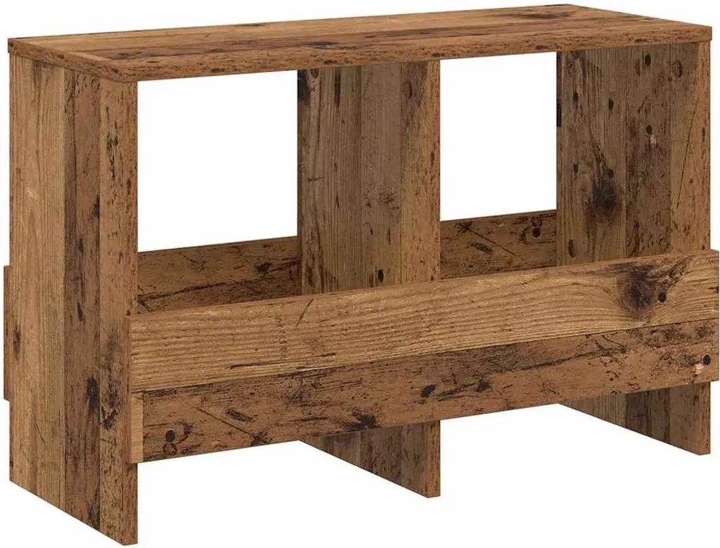 SYFAX™ Scaffale Portariviste Legno Vecchio 68,5x30x45 cm | Design Rustico