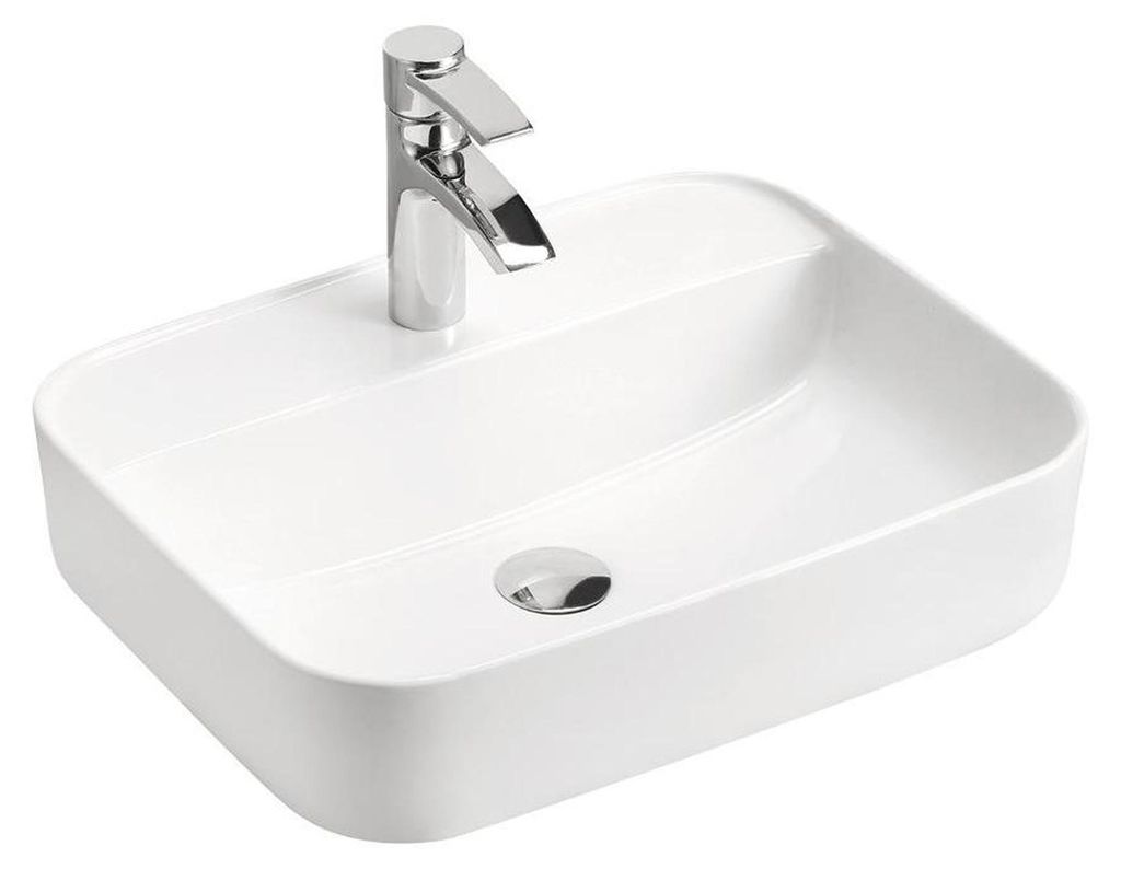 Keramik Waschtisch Waschbecken Aufsatzwaschtisch Weiß Waschbecken Waschtisch Bad