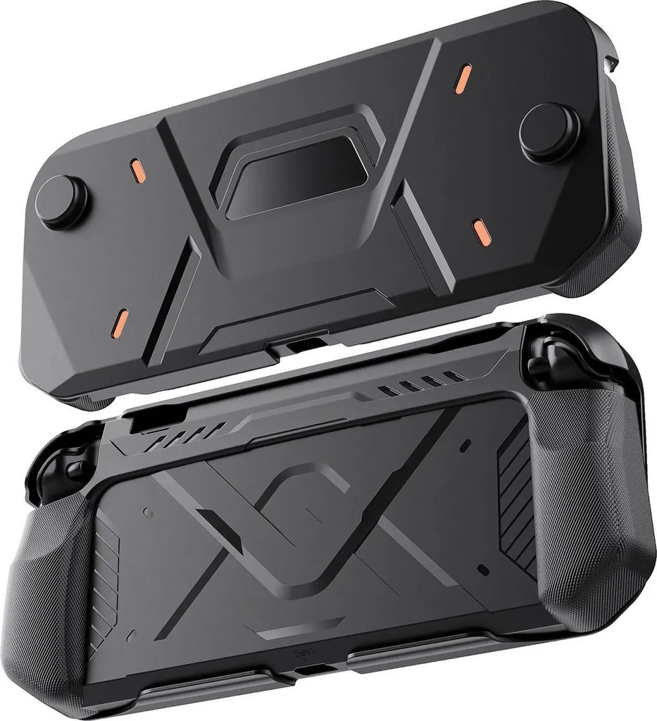 Coque Nintendo Switch 2 Antichoc Design Mecha en TPU Souple et Noir