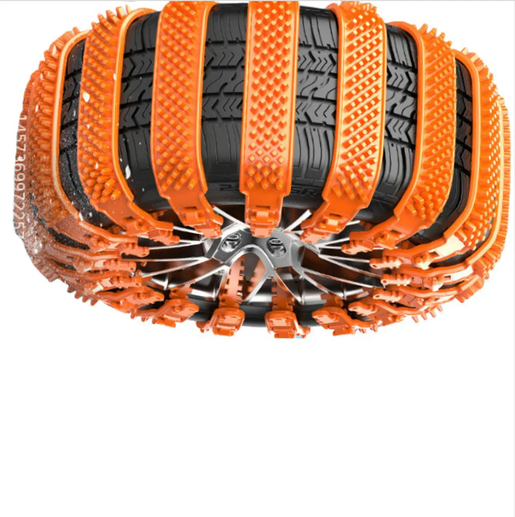 Kit Catene Neve INF 10 Pezzi Arancio - Avventura Sicura in Montagna - 2