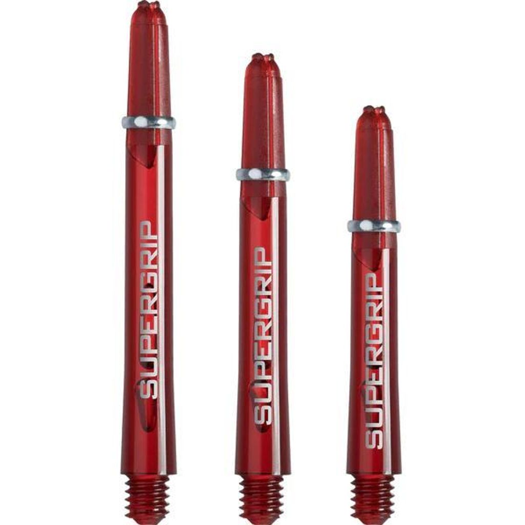 Harrows | Supergrip | Dartschäfte | Nylon | Rot | Short 33 mm