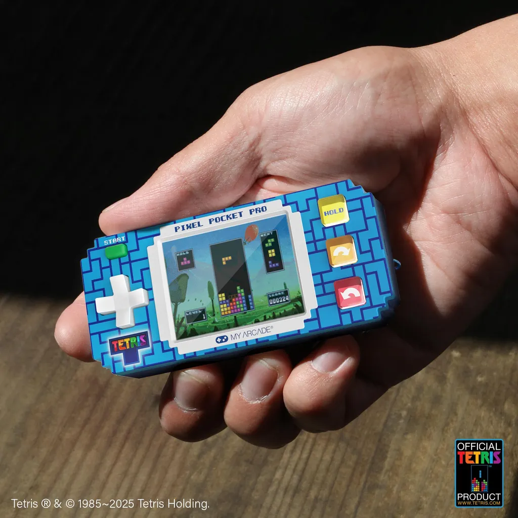 My Arcade Pixel Pocket Pro Tetris Console Portable Rétro de Collection - 2