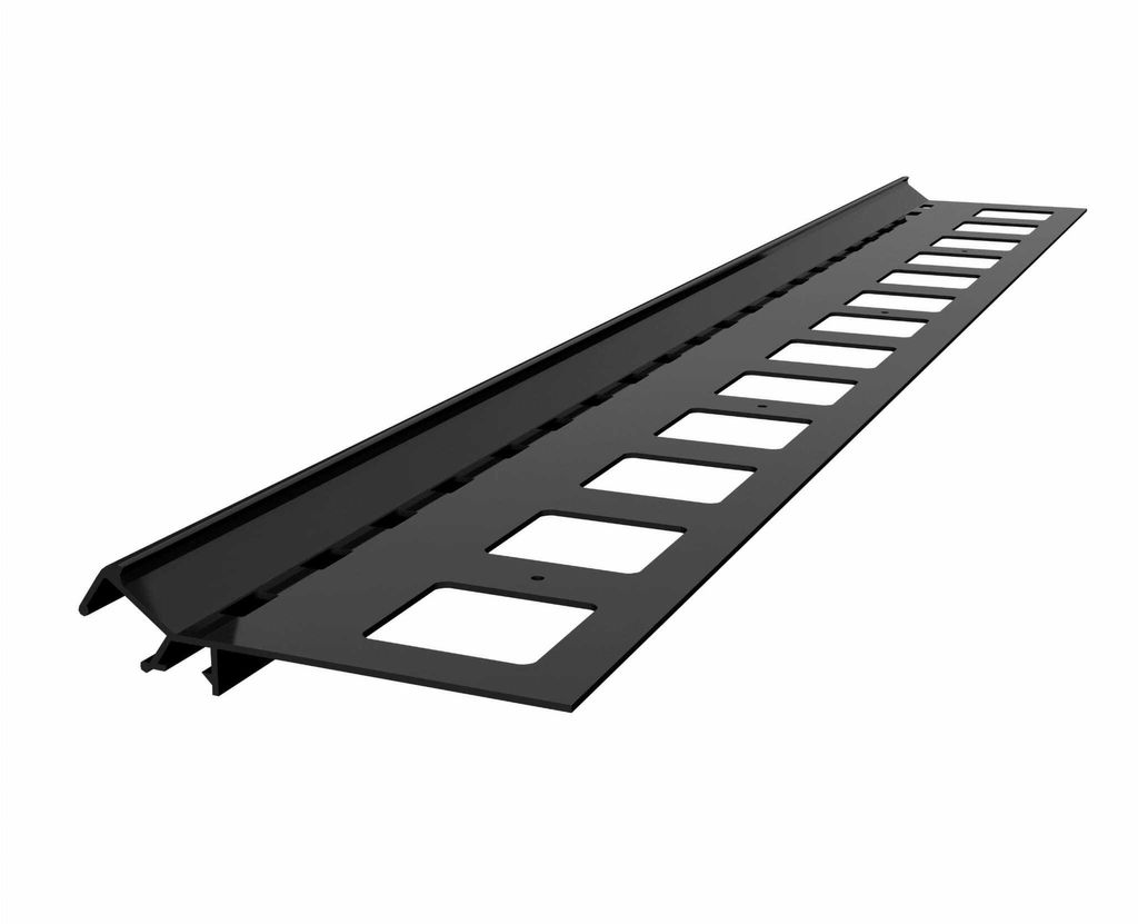 Renoplast V LED, Profil, Graphit, 200cm, Aluminium Treppenstufen-Profil für Harzböden Treppenkantenprofil Treppenkante Treppenwinkel