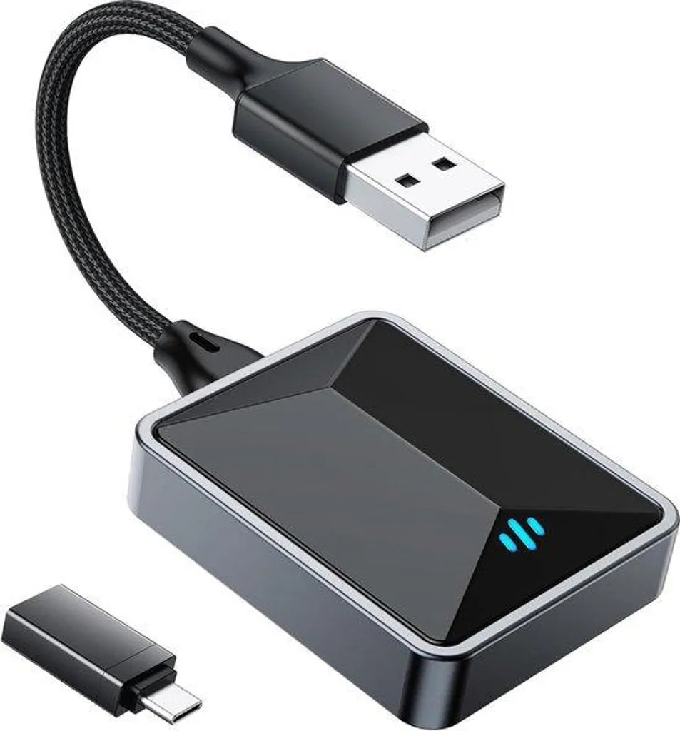 Dongle sans fil pour Android Auto et CarPlay - Connexion 5,8 GHz