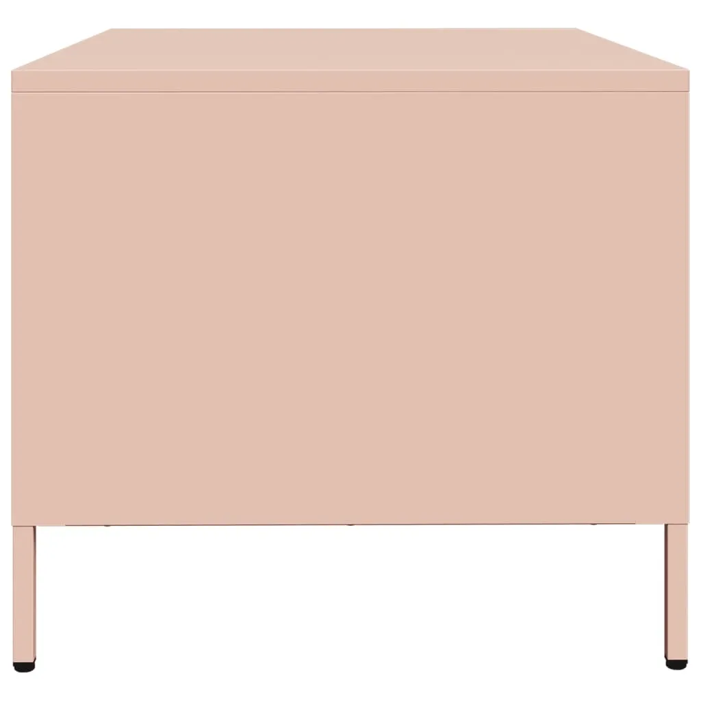 Mobile TV Maison Exclusive Rosa 68cm | Acciaio Industriale Moderno - 7