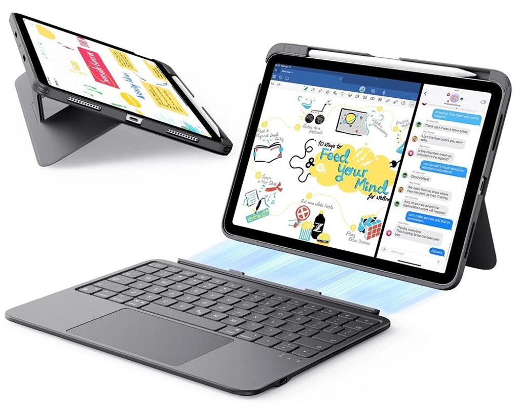 ESR – Flex Keyboard Case, pouzdro s klávesnicí pro iPad Air Obrázek produktu 
