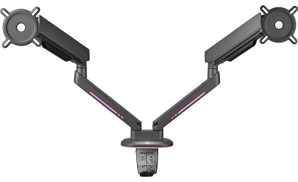 One for All Monitor Halterung Experience RGB Dual Black DM8210