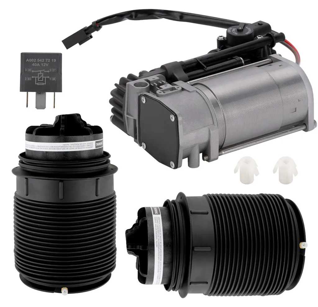 Réparer suspension affaissée Mercedes W212 avec ce kit complet arrière