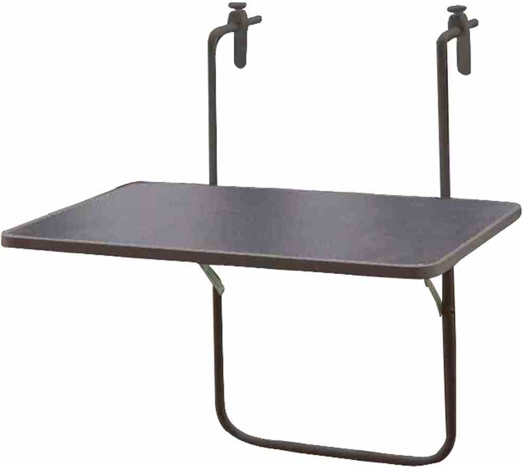 Balkonhängetisch >Balkontisch< in anthrazit - 60x40 Produktbild 