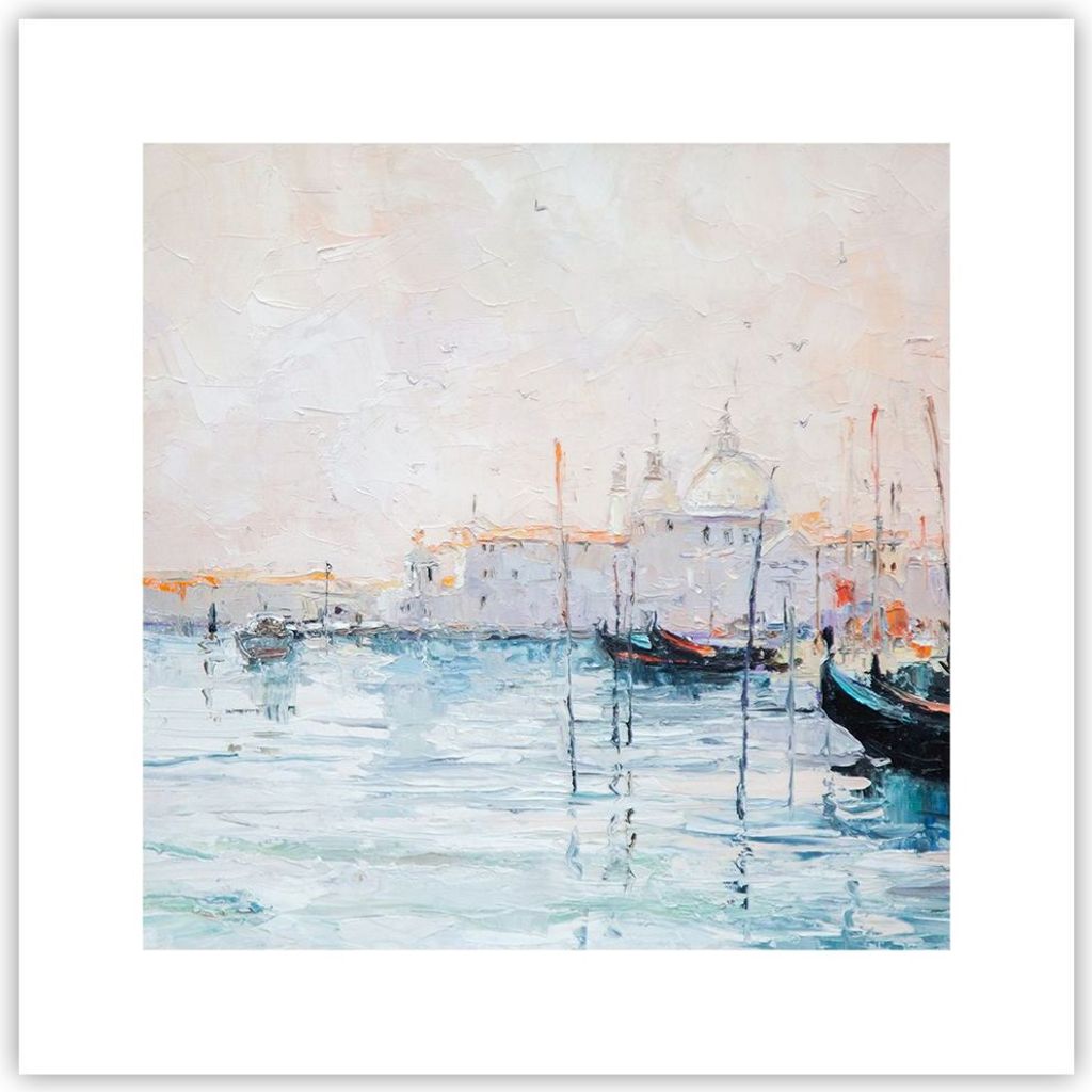 Poster - Poster ohne Rahmen - Venedig Basilika - 30x30 cm - Wand Bild - Wanddeko - Wandbilder - Kunstposter - Wandposter - Bilder - Kunstdruck - Wa...