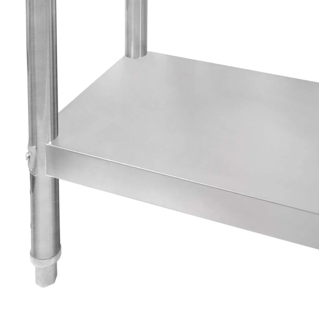 Table de travail inox pour cuisine et laboratoire - Format 60x90cm - 9